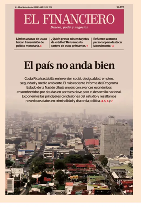 Cover of El Financiero (Costa Rica)