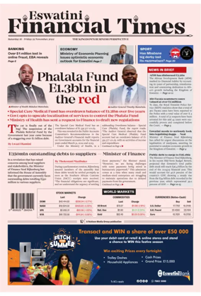 Cover of Eswatini Financial Times