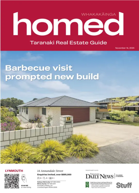 Cover of Homed Taranaki Daily News