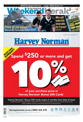 Cover of Weekend Herald