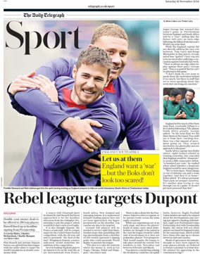 Cover of The Daily Telegraph - Sport Saturday