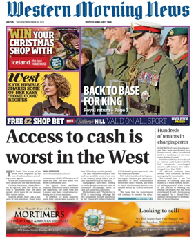 Cover of Western Morning News (Saturday)