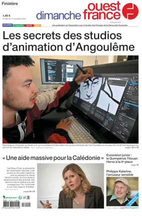 Cover of Dimanche Ouest France (Finistere)