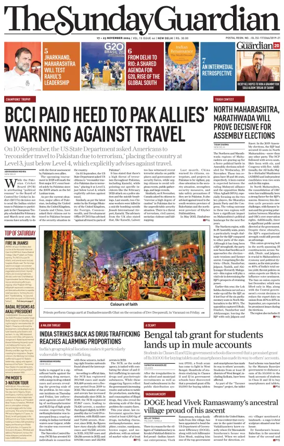 Cover of The Sunday Guardian