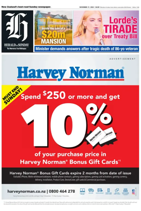 Cover of Herald on Sunday