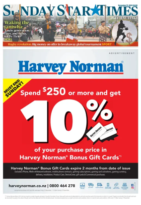 Cover of Sunday Star-Times