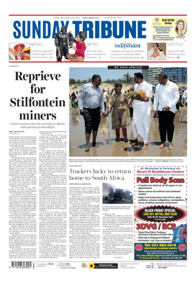 Cover of Sunday Tribune
