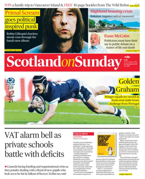 Cover of Scotland on Sunday