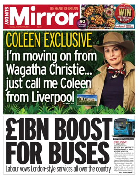 Cover of Sunday Mirror