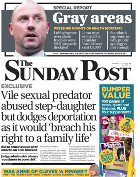 Cover of The Sunday Post (Dundee)