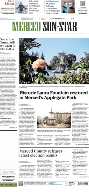 Cover of Merced Sun-Star (Saturday)