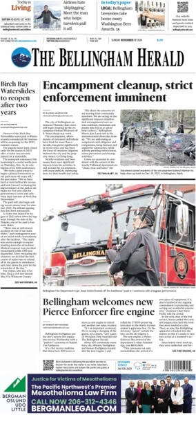 Cover of The Bellingham Herald (Sunday)