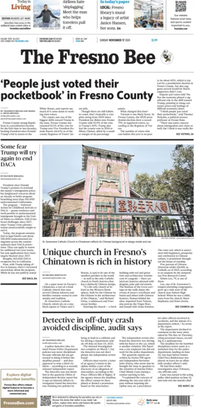 Cover of The Fresno Bee (Sunday)