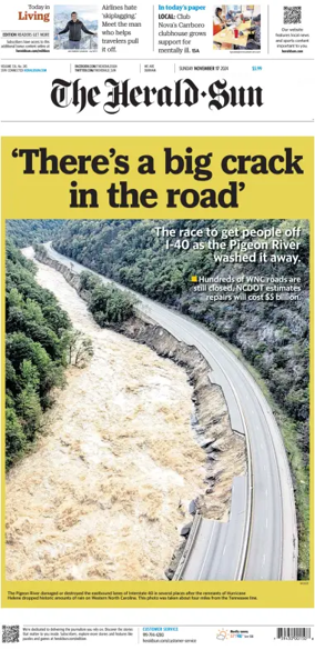 Cover of The Herald-Sun (Sunday)