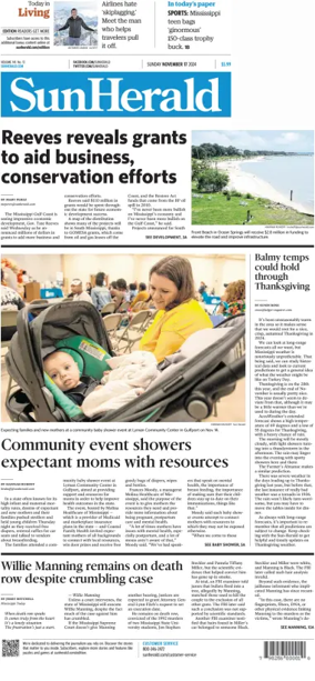 Cover of The Sun Herald (Sunday)