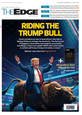Cover of The Edge Singapore