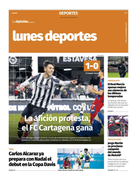 Cover of Lunes Deportes