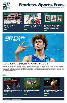 Cover of Stadium Rant