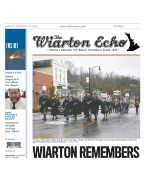 Cover of Wiarton Echo