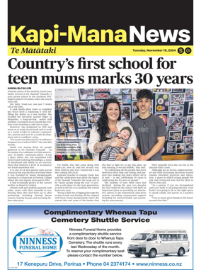 Cover of Kapi-Mana News
