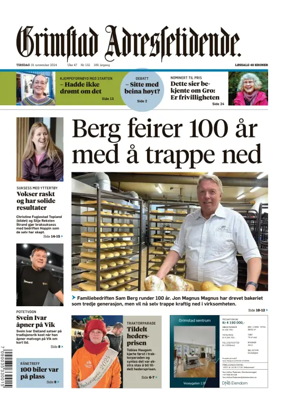 Cover of Grimstad Adressetidende