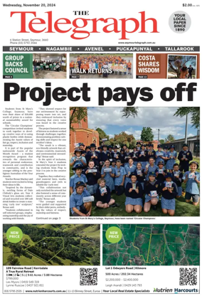 Cover of Seymour Telegraph