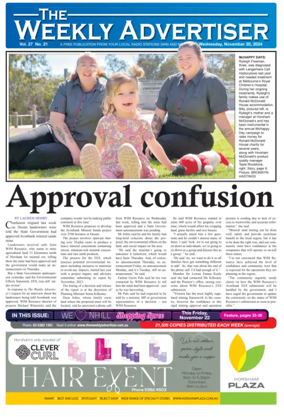 Cover of The Weekly Advertiser Horsham