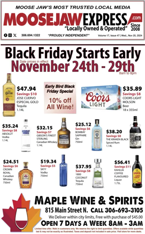 Cover of Moose Jaw Express.com