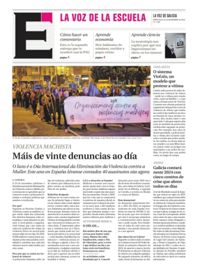 Cover of La Voz de Galicia (Arousa) - La Voz de la Escuela