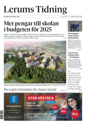 Cover of Lerums Tidning