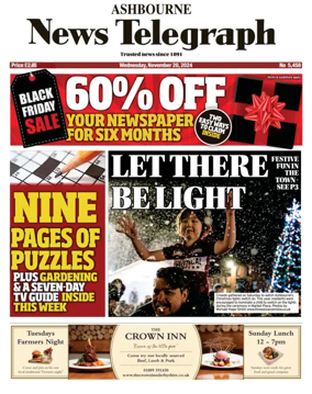 Cover of Ashbourne News Telegraph