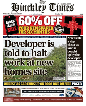 Cover of Hinckley Times