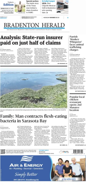 Cover of The Bradenton Herald