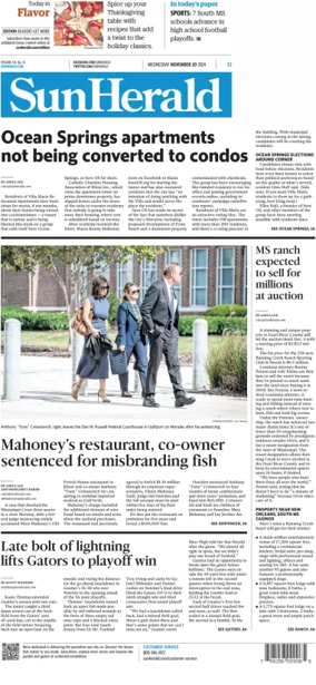 Cover of The Sun Herald