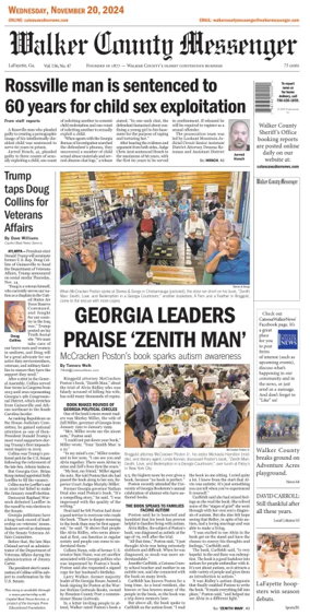 Cover of Walker County Messenger