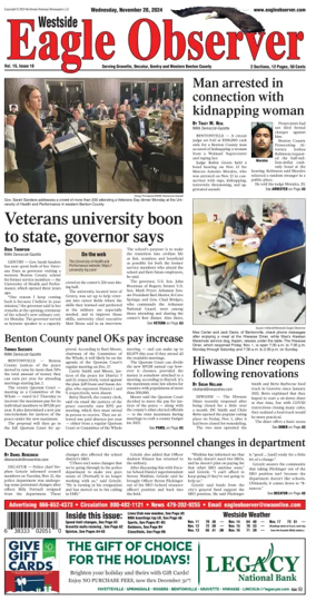 Cover of Westside Eagle-Observer