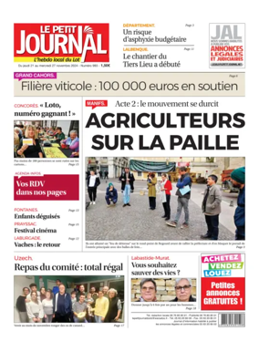Cover of Le Petit Journal - L'hebdo local du Lot