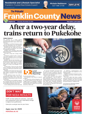 Cover of Franklin County News