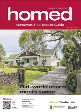 Cover of Homed Manawatu Standard