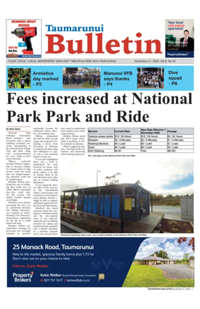 Cover of Taumarunui Bulletin