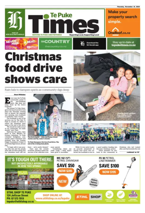 Cover of Te Puke Times