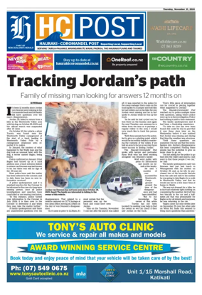 Cover of Waihi Leader