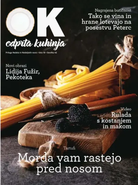 Cover of Odprta Kuhinja for Slovenske Novice