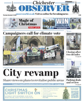 Cover of Chichester Observer