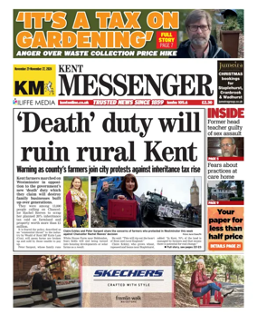 Cover of Kent Messenger Maidstone