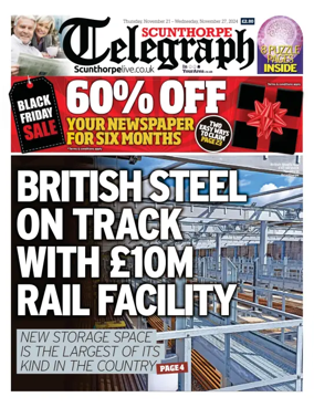 Cover of Scunthorpe Telegraph