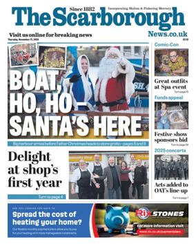 Cover of The Scarborough Evening News