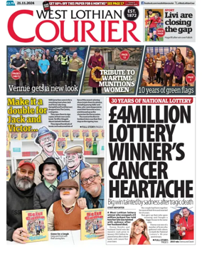 Cover of West Lothian Courier
