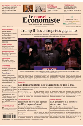 Cover of Le Nouvel Economiste