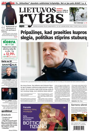 Cover of Lietuvos Rytas